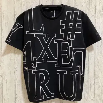 LUXE/R 분또 올 패턴 반팔 티셔츠