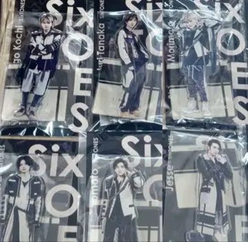 SixTONES 아크릴 스탠드 6개 세트 아크릴 스탠드 fest