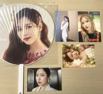 미나 TWICE 트레이딩 카드 랜트 부채 아이돌 MISAMO