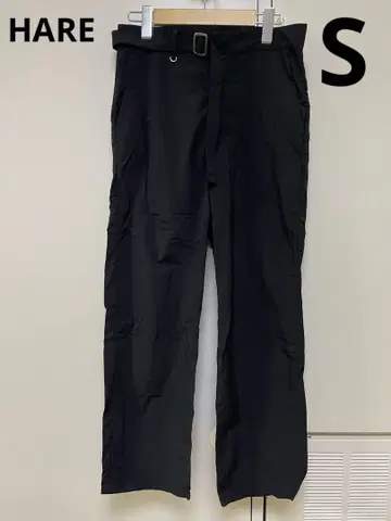 HARE 하레 나일론 팬츠 바스락 블랙 S 스트레이트