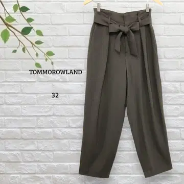투모로우랜드 TOMMOROWLAND 테이퍼드 팬츠 울 혼방