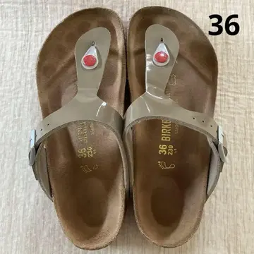 버켄스탁 기자 36 23cm 브라운 베이지 Gizeh