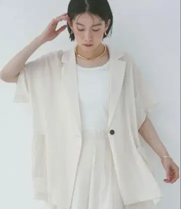 hunch 시어 슬리브리스 자켓