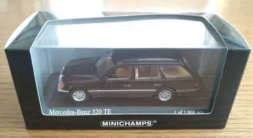 미니 챔프스 1/43 메르세데스 벤츠 (S124) 320TE 블랙