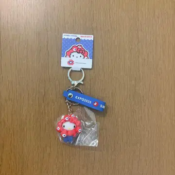 키티 엑스포 한정판 마스코트 키링