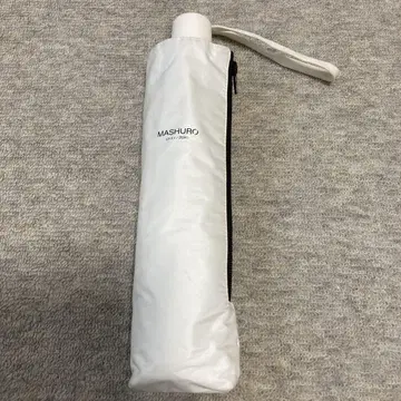 접이식 우산 MASHURO 화이트 점프 차광 UPF50+ 우천 겸용