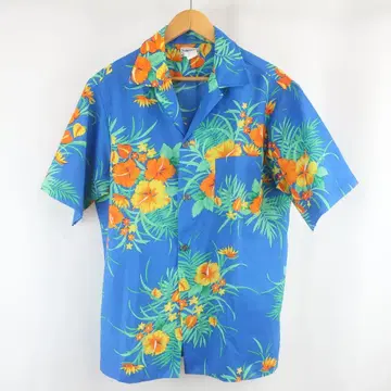 80s VINTAGE SUNMARI FASHIONS 알로하 셔츠 L