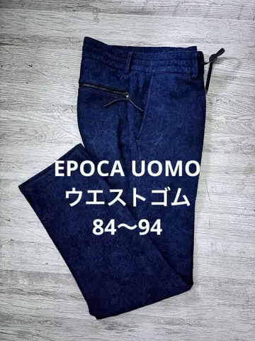 EPICA UOMO 다크 블루 슬랙스 ITL 46 허리밴딩 84~94