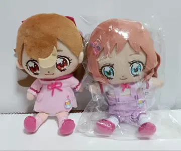 완다후루 프리큐어 봉제 인형 코무기 & 이누카이 이로하
