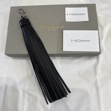 J&M DAVIDSON 프린지 태슬 참 블랙