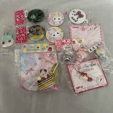산 보석 홋페짱 캐릭터 굿즈 스트랩 세트