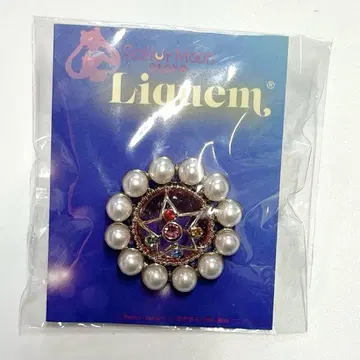 liquem 리큐엠 크리스탈 스타 컴팩트 핀즈 브로치