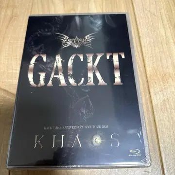 무료배송 미개봉 새상품 GACKT KHAOS Blu-ray