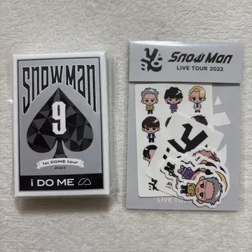 SnowMan 카드놀이 IDOME 굿즈 labo 스노 치루 스티커