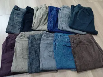여성용 의류 묶음 판매 바지 데님 등