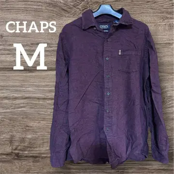 CHAPS 긴팔 셔츠 M 버건디 셔츠 긴팔