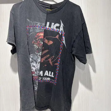 Metallica Kill 'Em All Tour 티셔츠 리메이크 T