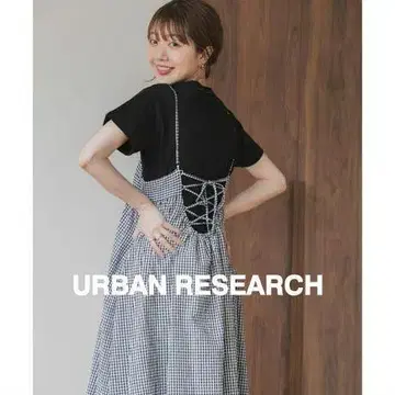 URBAN RESEARCH 뷔스티에 개더 원피스