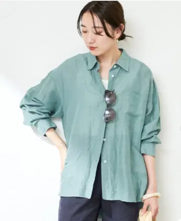 IENA 라미 리요 셀 슬릿 셔츠