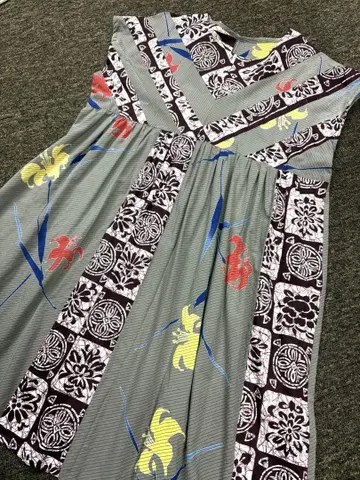 유카타, 손수건, 보자기, 리메이크, 원피스