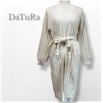 새상품 DaTuRa 다투라 롱 니트 가디건 룸웨어 가운
