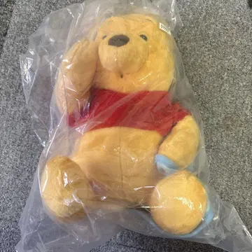 푸우 봉제 인형 약 30cm 미개봉