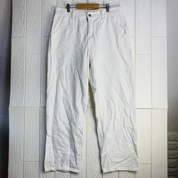 화이트 골프 팬츠 남성용 허리 82cm