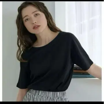 anchic 마쉬멜로우 터치 사이드 턱 하프 슬리브