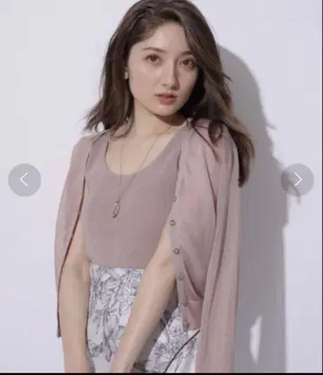 새상품급 아푸와이저 리셰 2WAY 이너 시어 가디건 앙상블