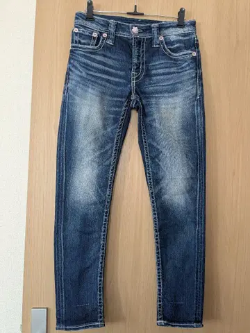 로데오 크라운 데님 26 하트 포켓 핑크 버튼
