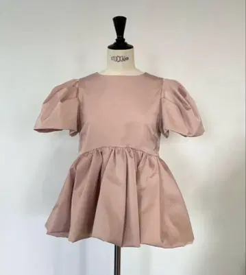 rosymonster 바삭바삭한 새틴 상의 핑크