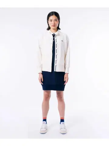 라코스테 돌먼 슬리브 크루넥 맨투맨 가디건
