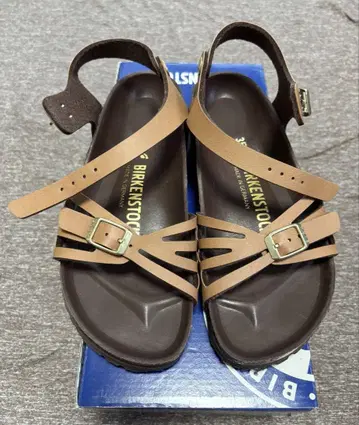 BIRKENSTOCK 브라운 스포츠 샌들 35