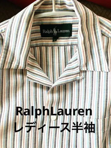 랄프 로렌 면 린넨 여성용 반팔 셔츠 11호