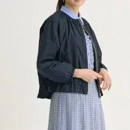 ANAYI 발수 타프타 블루종
