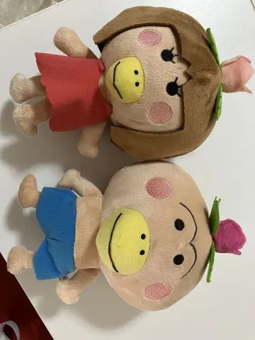 봉제 인형 캐릭터 2개 세트