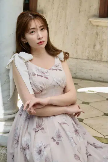 [최저가] Sunflower-Printed Midi Dress XS