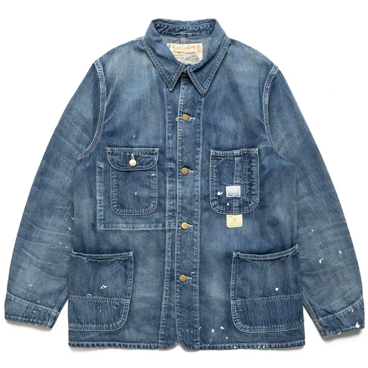 SUGARCANE 11oz. BLUE DENIM Coverall 44 #슈가케인,#sugarcane