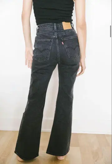 리바이스 모모 치하루 콜라보 flare denim