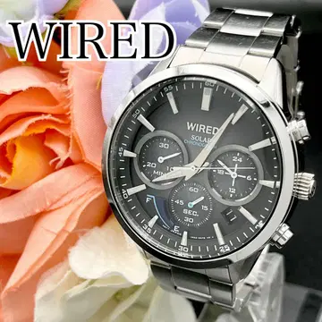 작동 손목시계 SEIKO WIRED 세이코 솔라 데이트 G68
