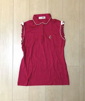 슬리브리스 폴로 셔츠 마젠타 핑크