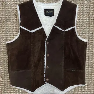 80s Wrangler 스웨이드 보아 베스트