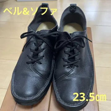 벨 앤 소파 테니스 레이스업 슈즈 23.5cm 블랙