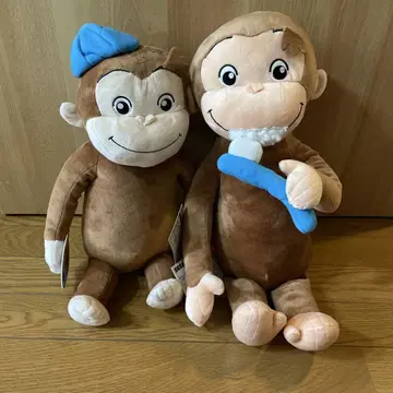 오자루의 조지 봉제 인형 2개 세트