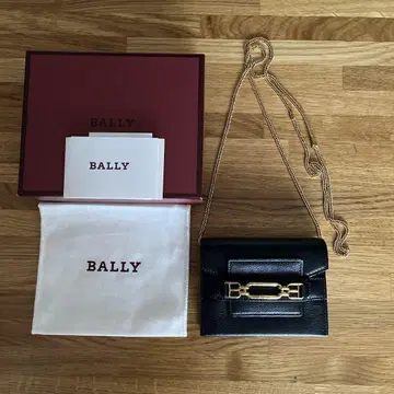BALLY 미니 백 블랙 골드