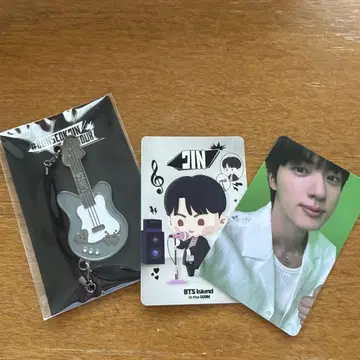 BTS 진 JIN 공연지 한정판 기타 참  &입장 혜택 트레이딩 카드