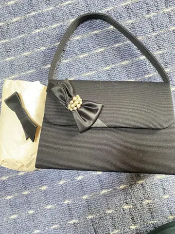 블랙 포멀 백 리본 포함