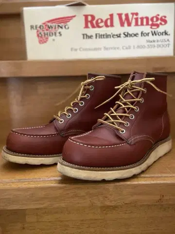 REDWING 레드윙 875 6 1/2 개 택 브라운