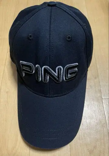 핑 골프 캡 블랙