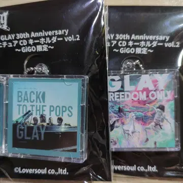 GLAY 미니어처 CD 키링